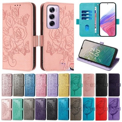Leather Flip Case Wallet Card Slots Cover For OPPO A5X 4G A5 5G A6 Pro Reno 13F
