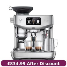 Image of Sage The Oracle Jet SES985BSS Bean-To-Cup Espresso Coffee Machine Brushed Steel-