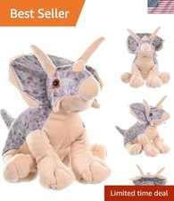 Triceratops Plush, Dinosaur Stuffed Animal, Plush Toy, Gifts For Kids, Cuddle...