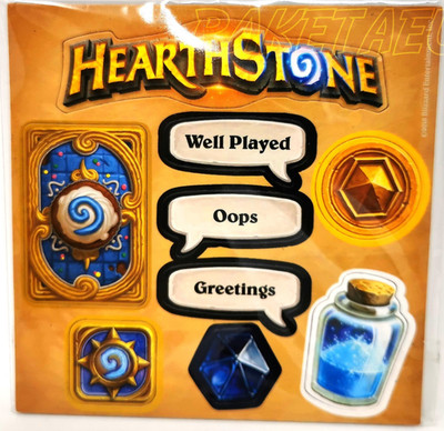 Hearthstone Fridge Magnets Set   Blizzard Official 2018 Blizzcon HS well played