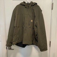 Carhartt Super Dux Relaxed Fit Insulated Hooded Jacket Moss Green 3XL OJ6006-M