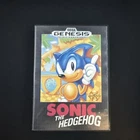 Sonic the Hedgehog (Sega Genesis, 1991) Complete Retail Variant w/ Poster Tested