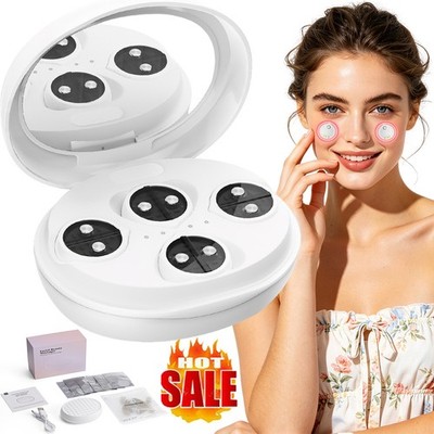 Portable Red Light Therapy Eye Massager, Rechargeable Facial & Eye Patches USB