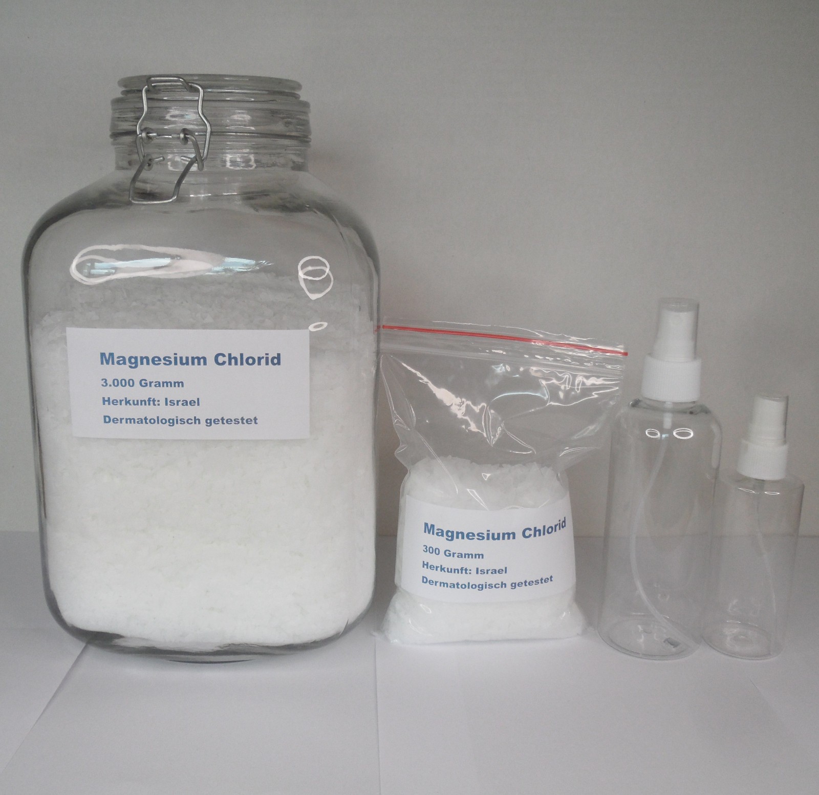 Magnesiumchlorid-Flocken Badezusatz Kosmetikqualität Dermatologisch getestet