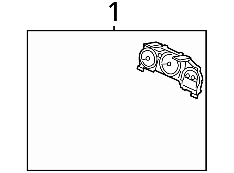 SE ADAPTA A 07 ACURA TL VELOCÍMETRO CLÚSTER 78100-SEP-A42 - NUEVO OEM Foto 4 de 4