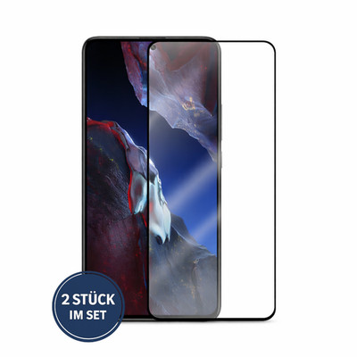 2x Panzerfolie für Xiaomi Poco X7 X6 X5 X4 X3   9D Echtglas Full Cover