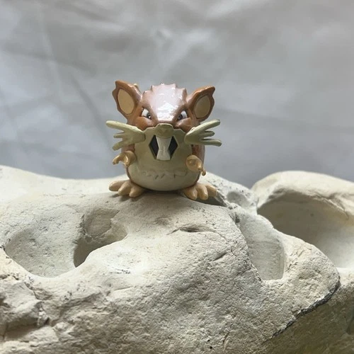 Vintage TOMY Pokemon RATICATE 1.5" Mini Figure Nintendo CGTSJ Collectible Toy