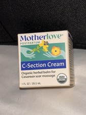 MotherLove Postpartum Organic C-Section Cream 1 FL OZ NIB EXP 04/2028 NEW