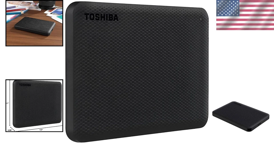 Canvio Advance 2TB Portable External HDD - USB 3.0 - Image 2 of 4