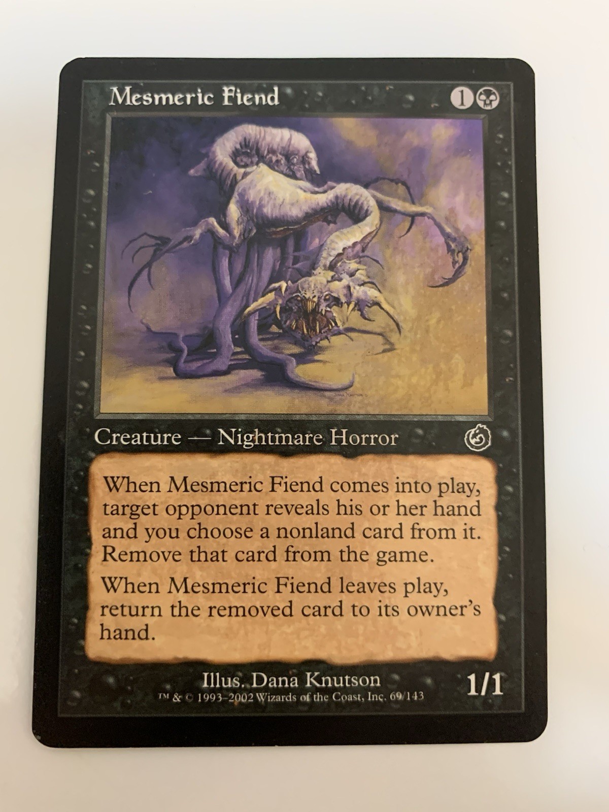 MTG NM Mesmeric Fiend Torment Regular