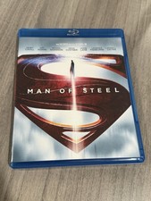 Man of Steel Blu-Ray/DVD Ultraviolet, 2013 3 Disc Set with Slipcover