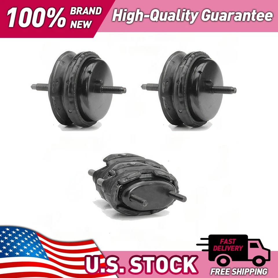 Engine Motor Mount Kit for Chevrolet Corvette 2005 2006 2007 6.0L V8 - Image 2 of 4