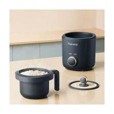 TOPWIT Rice Cooker Small, Mini Rice Cooker 2 Cups Uncooked, 1.2L Portable Ric...