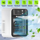 Portable Air Conditioners Fan Ac Unit 2 Speeds Evaporative Cooler for Room Car