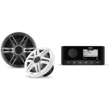 Fusion MS-RA60 Source Unit w/ Clarion CMSP-651-SWG Premium 6.5-inch Coaxial M...