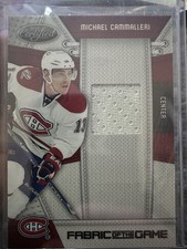 2010-11 Certified - Fabric of the Game Mike Cammalleri #MC /250 (MEM)