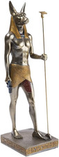 - Statua Di Anubi 31 Cm - Dio Egizio - Statuetta Decorativa Dell'Antico Egitto -