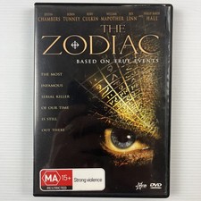 The Zodiac DVD 2005 True Crime Thriller Justin Chambers Robin Tunney Region 4