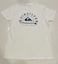 NWOT Men’s Quiksilver Short Sleeve Graphic Tee | White | Size Large