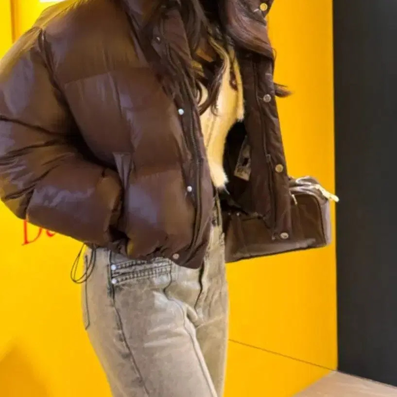 Codegraphy Glossy Short Padded Jacket Size S - Pr… - image 5