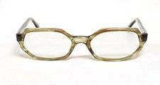 VTG HEXAGONAL FRAMES EYEGLASSES AL CHERI Nice GLASSES FRANCE GREEN MARBLE 48/20