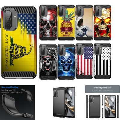 Case For [Samsung Galaxy A17] [Flex TPU Fiber SET3] Slim Black Cover