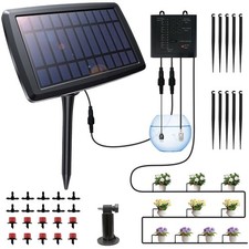 Solar Drip Irrigation System for Garden, Automatic Drip Irrigation Kit with 3...