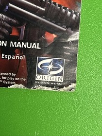 SEGA SATURN CRUSADER NO REMORSE - DISC & MANUAL - TESTED + WARRANTY