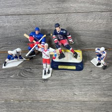 Vtg Wayne Gretzky Action Figures NHL Bubble Hockey New York Rangers 90s Retro