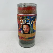 Jumbo Veladora Preparada Del Año 2026 / Jumbo 2026 Year Prepared Candle
