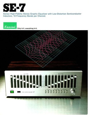 Sansui SE-7 Original Product Brochure