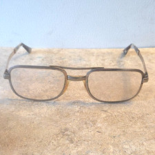 Vintage Eyeglasses Frames M-C130 USA Gold-Tone Tarnished 1980's