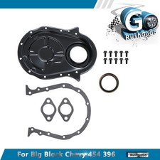 Black Timing Chain Cover Kit For Big Block Chevy 1966-1990 454 396 402 427 Bbc