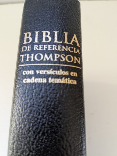 BIBLIA THOMPSON DE REFERENCIA PIEL NEGRA REINA VALERA 1960 - Picture 4 of 14