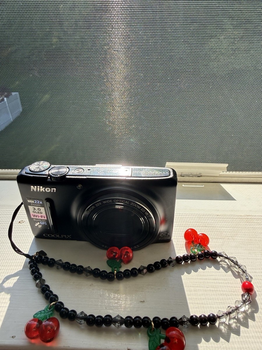 Nikon Coolpix S9500 18.1 MP Digital Camera - Black for sale