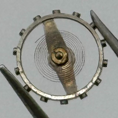 EB 1225 Unruh Ausgleichsrad Komplett Mit Feder Renata 112 Uhrwerk Teile