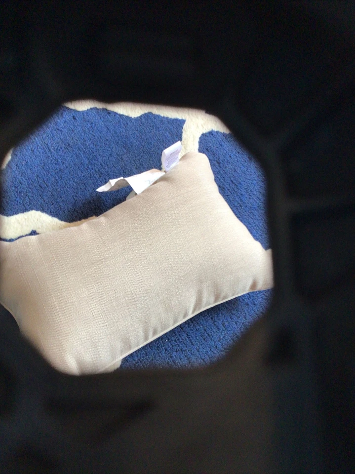 Croscill 12" x 18" Boudoir Decorative Pillow Berin Buttons Neutral E97011 - Image 4 of 4