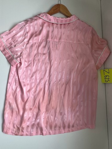 Peter Alexander Women's Button Front Sleep Shirt Pink Size Small - Picture 2 of 9