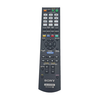 Sony RM-AAU072 AV System Remote Control TESTED WORKS!