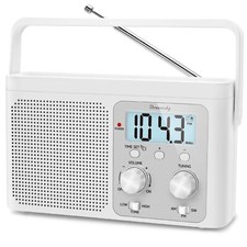 DreamSky AM FM Shortwave Radio Portable Battery Wall Plug Digital Display