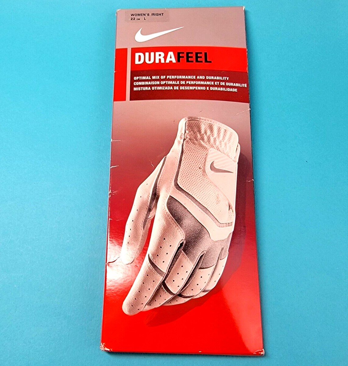 nike women's dura feel golf glove