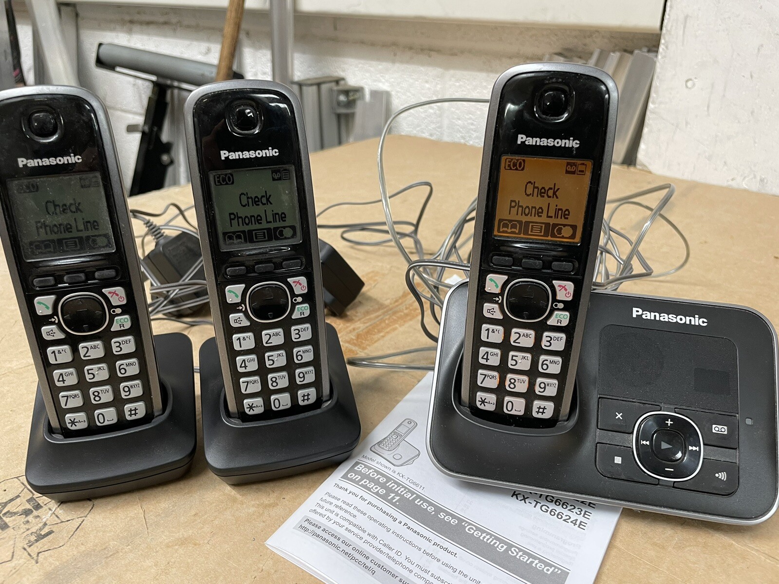 panasonic cordless telephone with answer machine eBay