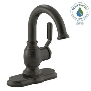 Oil Rubbed Bronze Bathroom Faucet Single Handle Watersense Ceramic