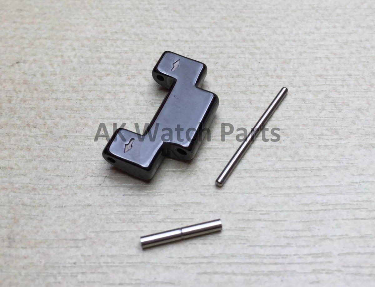 Black Ceramic LINK Fits Emporio Armani AR1421 AR1429 AR1455 spare