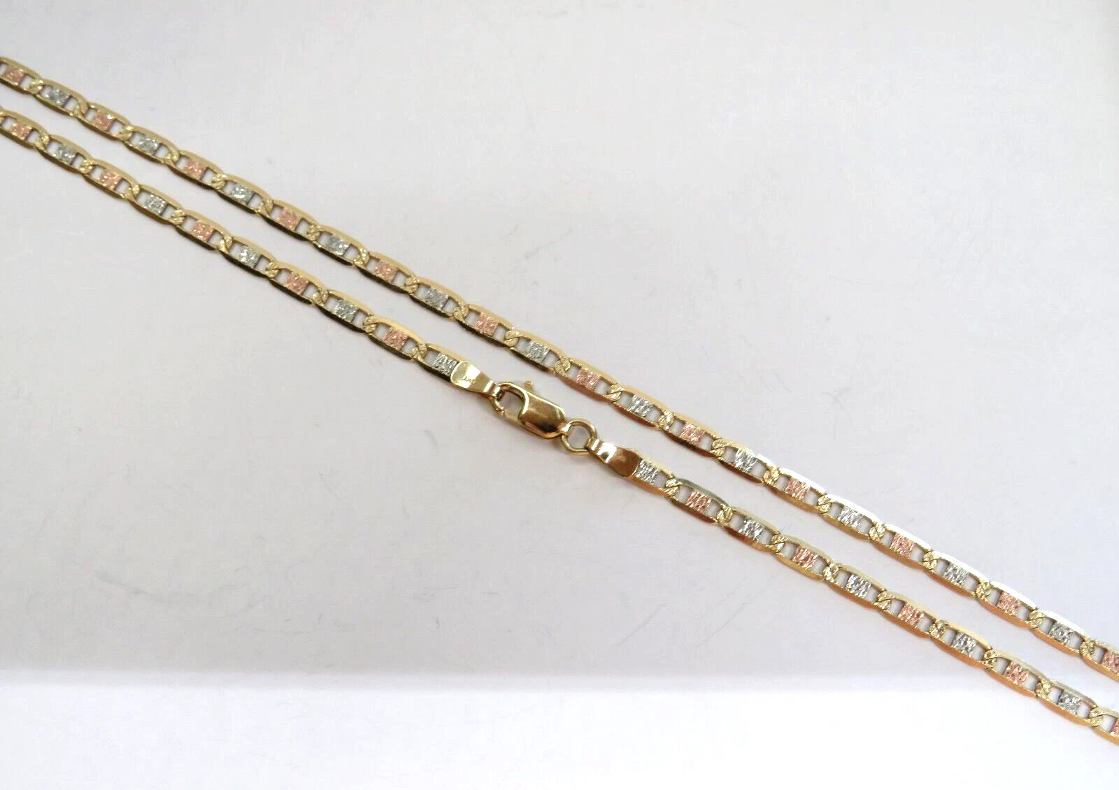 Collana CATENA L@@K Sparkly Real 14K multicolore oro valentino 18 75" unisex