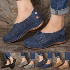 New Orthopedic Flat Mules Summer Women-Slippers Comfy-Shoes Sandals Closed Toe