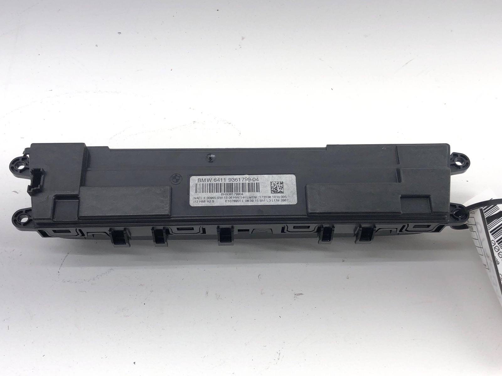 2014-2017 BMW I8 CENTER DASH CLIMATE CONTROL PANEL 64119361799 OEM