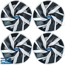 4 Pcs New Wheel Hub Caps Cover Plastic Black Silver 12-15 For Car Universal S2u 4 Pcs New Wheel Hub Caps Cover Plastic Black Silver 12-15 For Car Universal S2u