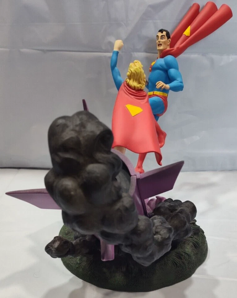 РЕДКАЯ DC Direct Супермен и Супергёрл статуэтка «Супергёрл из Криптона» - Изображение 4 из 4