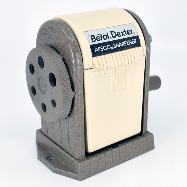 Vintage Berol Dexter APSCO Pencil Sharpener Metal Body Plastic